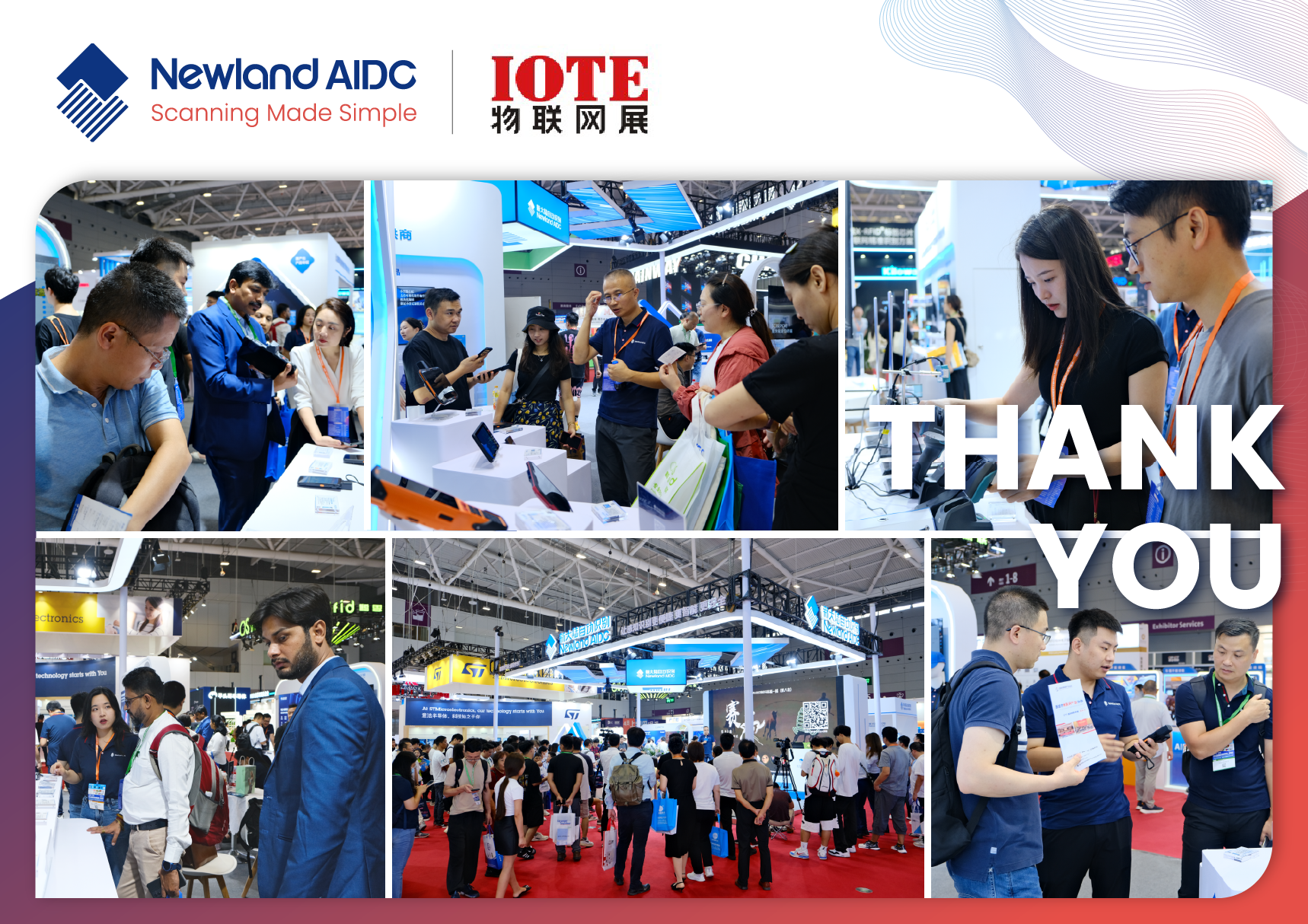 Thank you for coming with Newland AIDC at IOTE