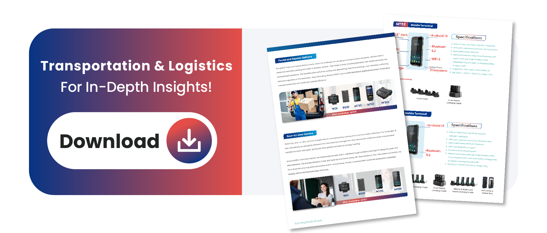 Download Newland AIDC's Transportation & Logistics Brochure