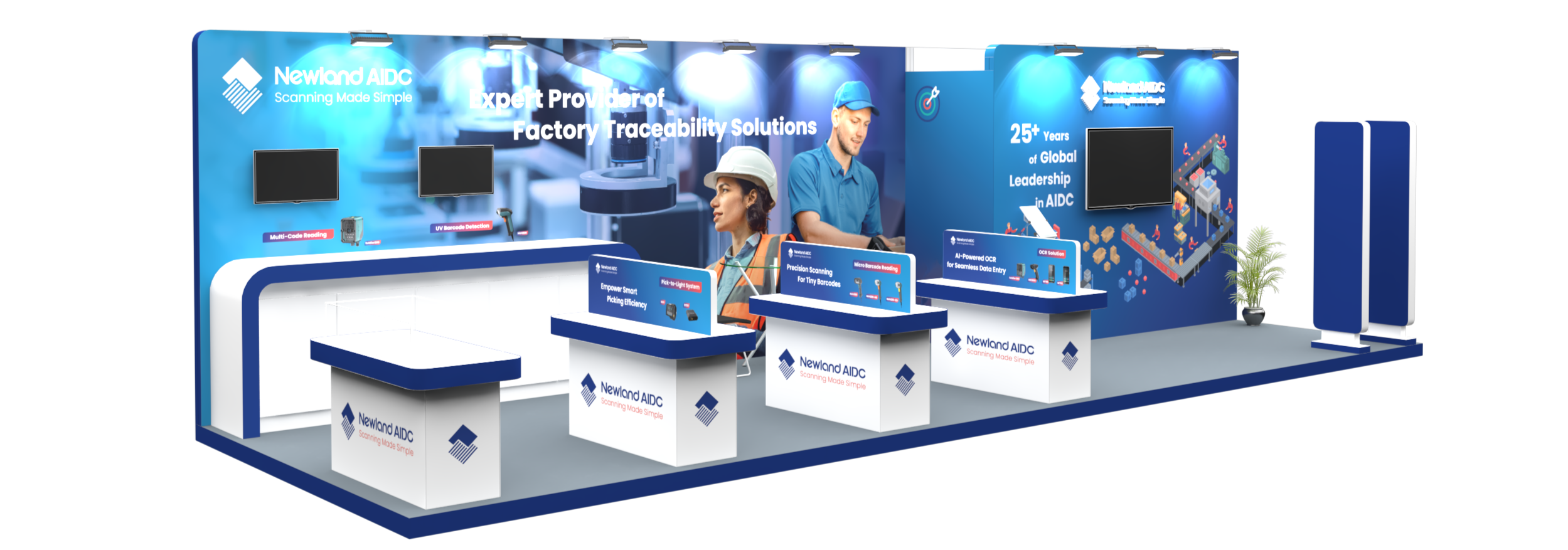 VIMF Booth Design_Newland AIDC