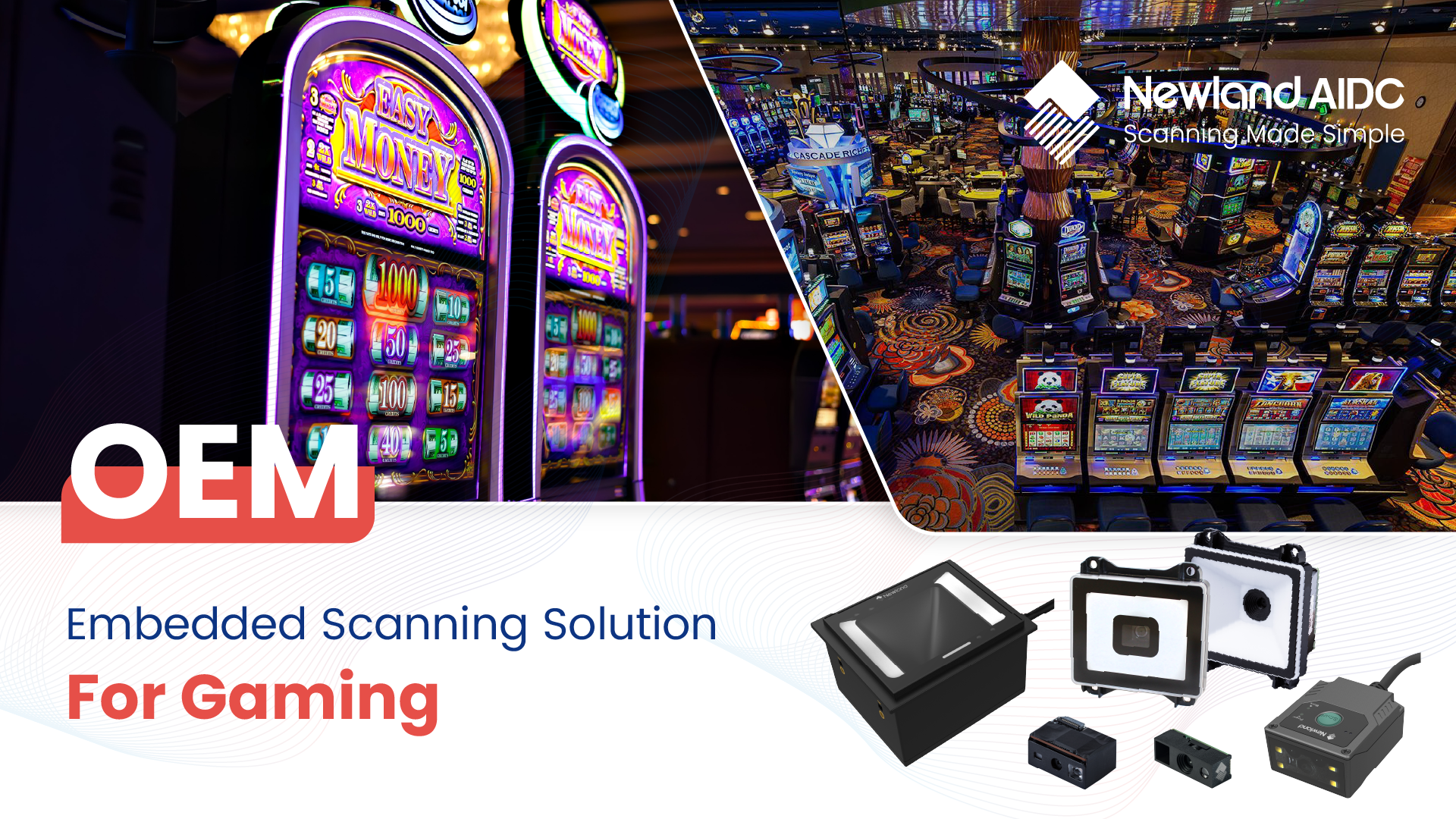 Newland AIDC's Embedded Scanning Solutions for Gaming