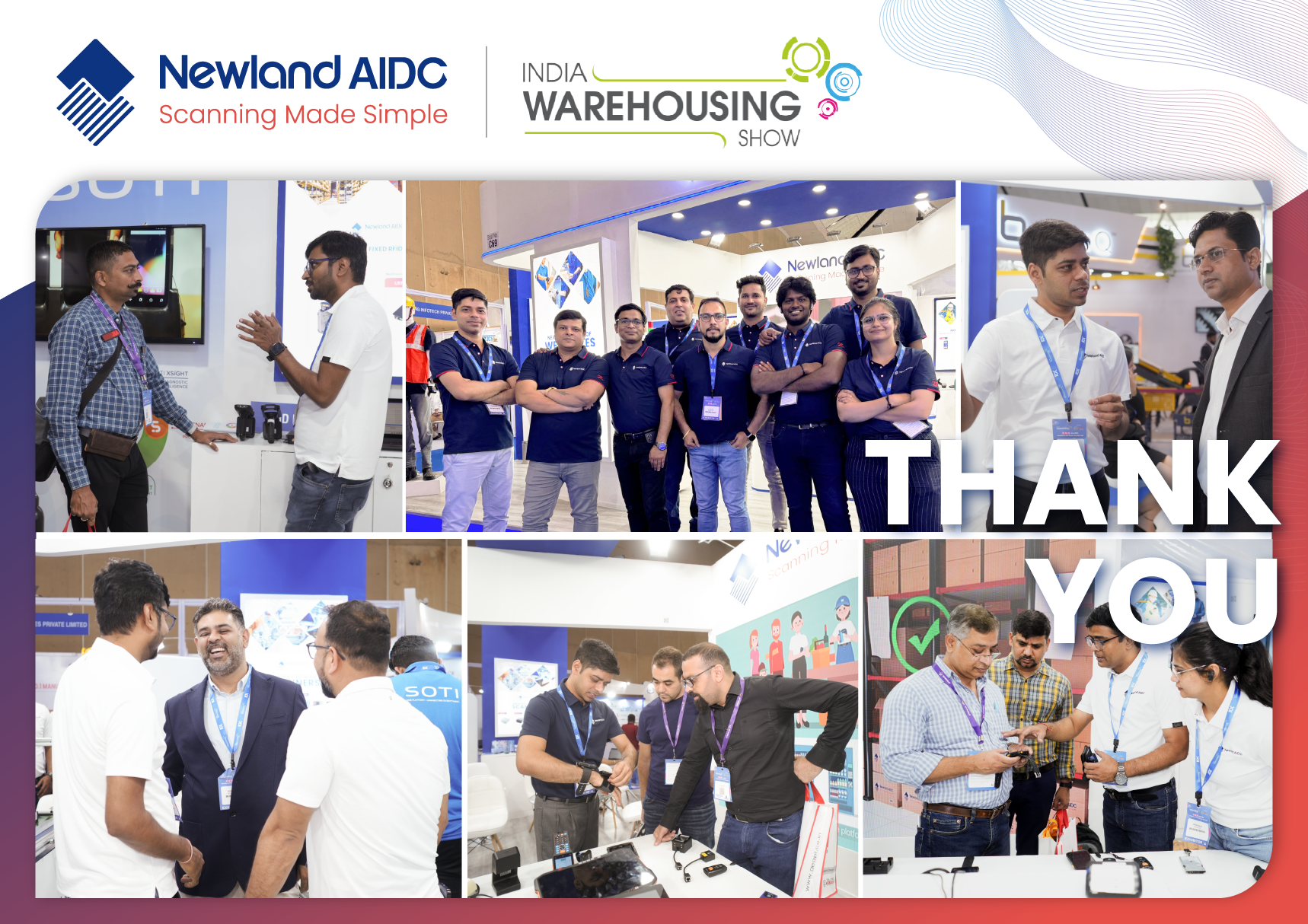 Thank you for Coming with Newland AIDC at IWS