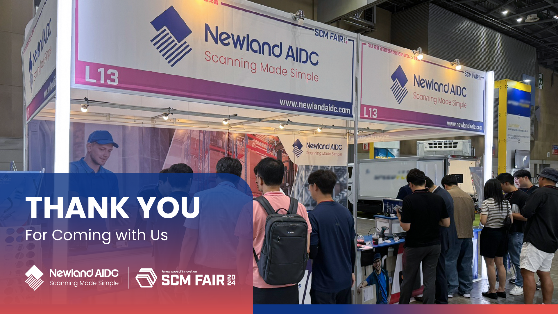 A Heartfelt Thank You from Newland AIDC at SCM Fair 2024!