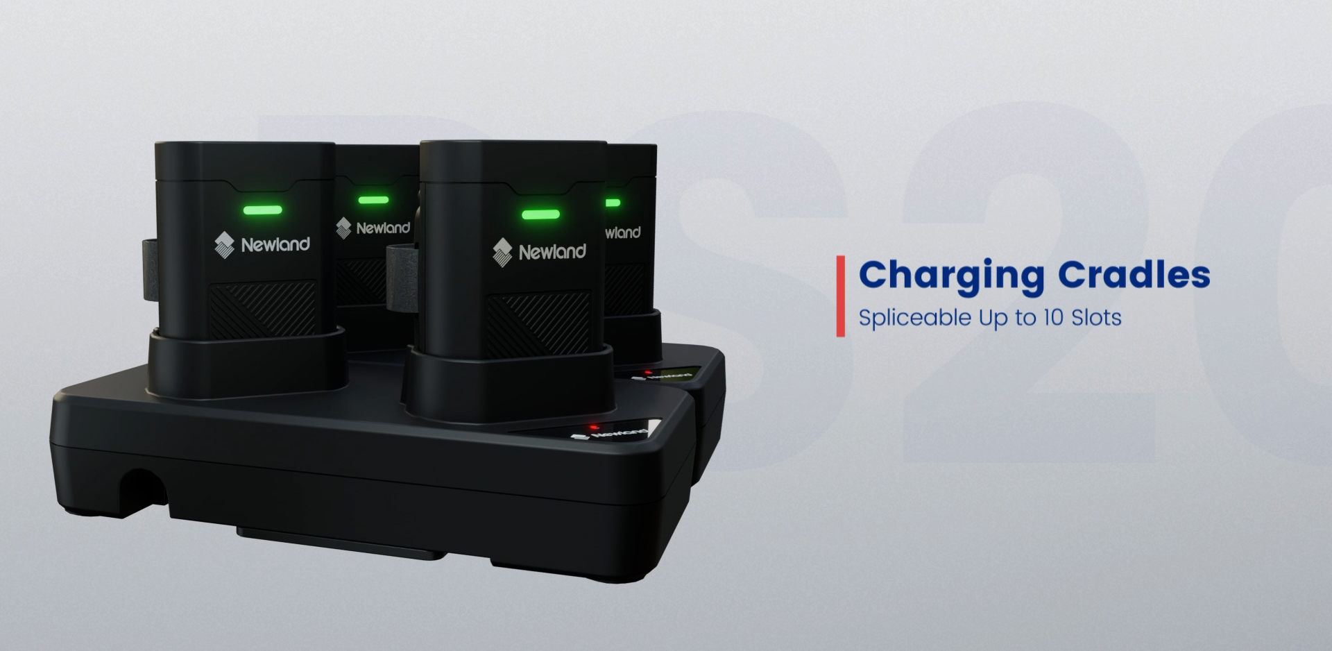 Charging Cradles_Spliceable Up to 10 Slots