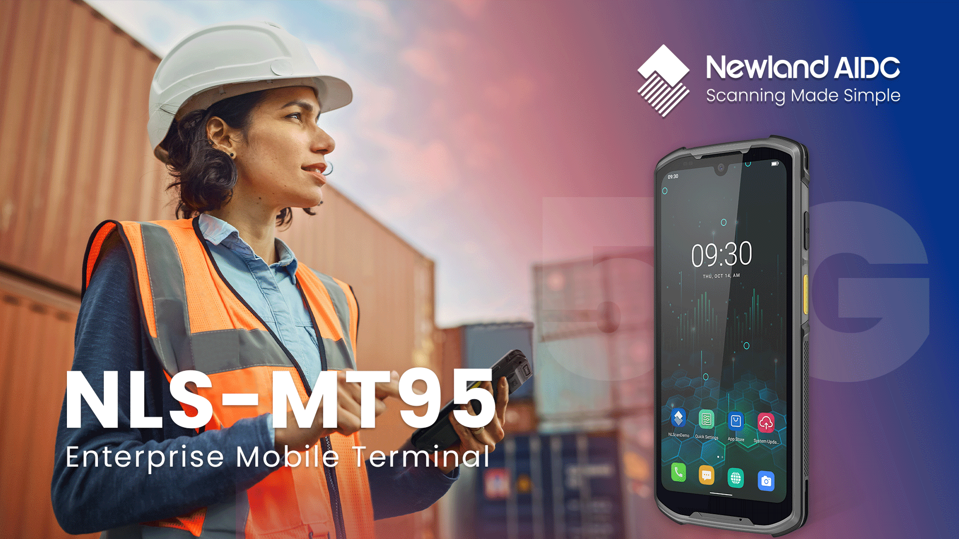 Click to lean more about Newland AIDC's Enterprise Mobile Terminal MT95